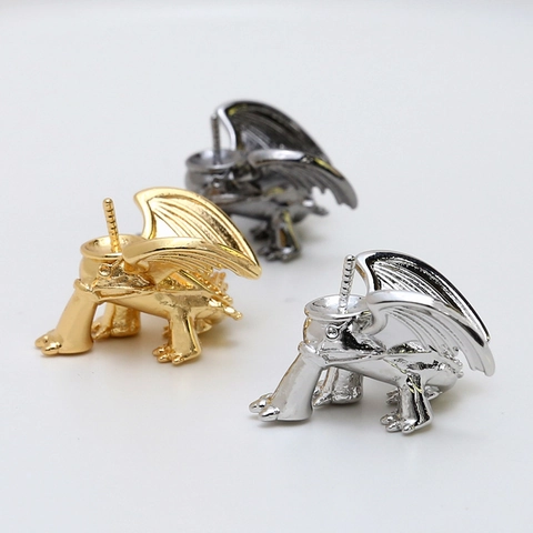 Drachenform Legierung DIY Schmuckbasis Gold Silber Gunmetal Galvanisierte Anhänger Zubehör Für Ohrringe Halskette Schmuckherstellung
