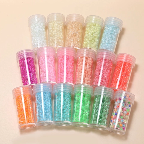 4mm Glass Seed Beads Macaron Candy Colors DIY Jewelry Accessories For Necklace Bracelet Earrings Making Handmade Craft