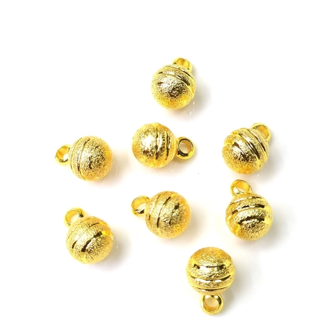 18K Gold Plated Lotus Seed Pod Abacus Flower Charms Pendants For DIY Necklace Bracelet Making Handmade Jewelry Accessories