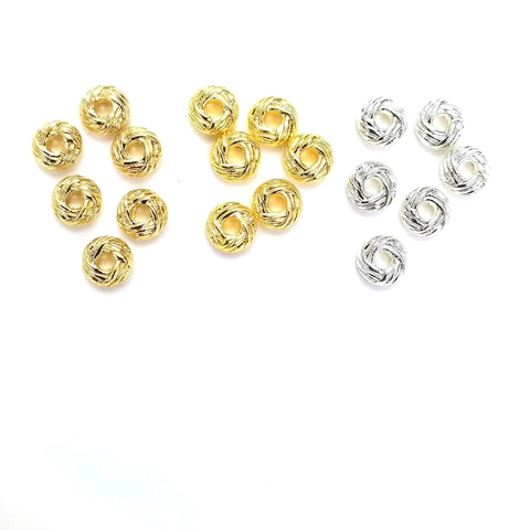 Luxe Vergulde Twist Metalen Tussenkralen Voor DIY Handgemaakte Ketting Armband Sieraden Maken Accessoires