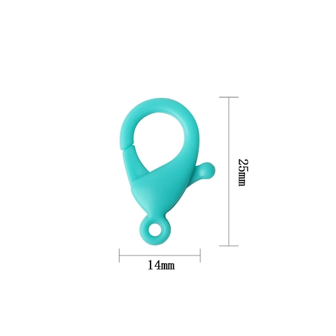 Cierres de Langosta de Acrílico para Joyería Hecha a Mano Ganchos de Plástico de Colores para Collar Pulsera Llavero Accesorios