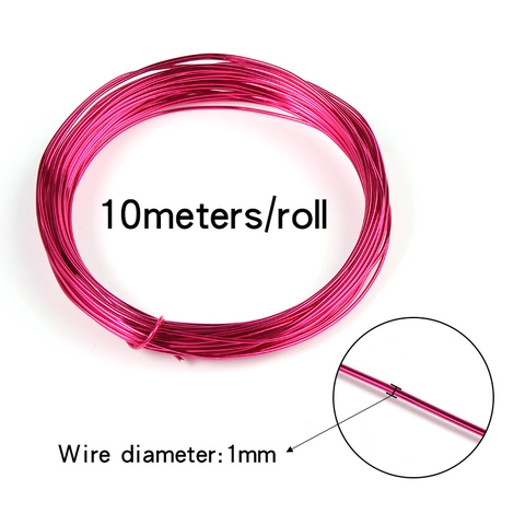 Multicolor Aluminum Jewelry Wire Flexible Coiled Metallic Crafting Wire For Diy Jewelry Making Handmade Finding Accessory