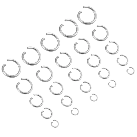 Anellini Aperti In Acciaio Inossidabile Risultati Fai Da Te Gioielli Creazione Anelli Di Collegamento In Metallo Galvanizzato Accessori Gioielleria
