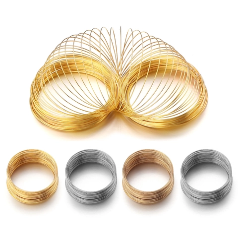 Stainless Steel Memory Wire Coils DIY Jewelry Making Components For Handmade Bracelet Earring Crafting