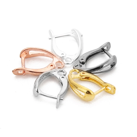 Crochets de Boucles d'Oreilles Dormeuses Françaises Cuivre DIY Apprêts pour la Création de Bijoux Dormeuses Fils d'Oreille pour Composants de Bijoux