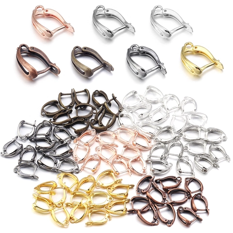 Crochets de Boucles d'Oreilles Dormeuses Françaises Cuivre DIY Apprêts pour la Création de Bijoux Dormeuses Fils d'Oreille pour Composants de Bijoux
