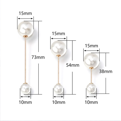 Elegantes Alfileres de Broche de Perla Artificial para Mujer Aleación Galvanizada Alfiler de Seguridad para Cárdigan Suéter
