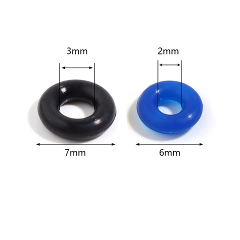 Colorful Silicone Positioning Ring Spacer Beads For DIY Jewelry Making Bracelet Necklace Handmade Crafts Accessories