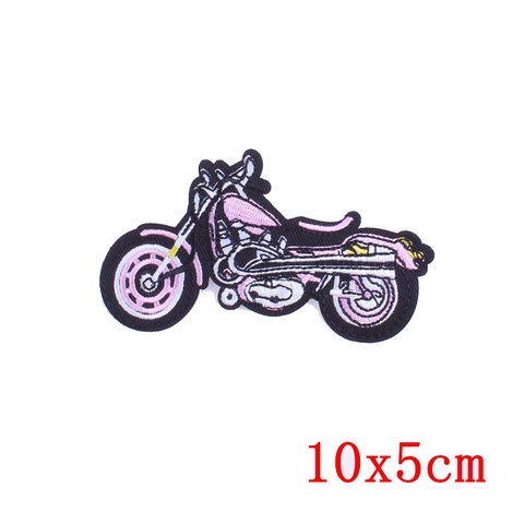 Motorrad Bestickt Aufnäher Bügelbild Für Kleidung DIY Dekoration Biker Stil Reparatur Patch Für Jacken Rucksäcke