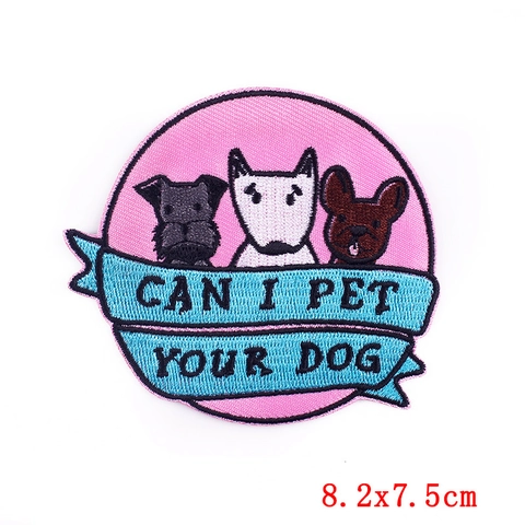 Cartoon Tiere Stickereiaufnäher Für Kleidung DIY Aufbügeln Corgi Hund Katze Geist Applikationen Für Jacken Hüte Rucksäcke Dekorative Aufnäher
