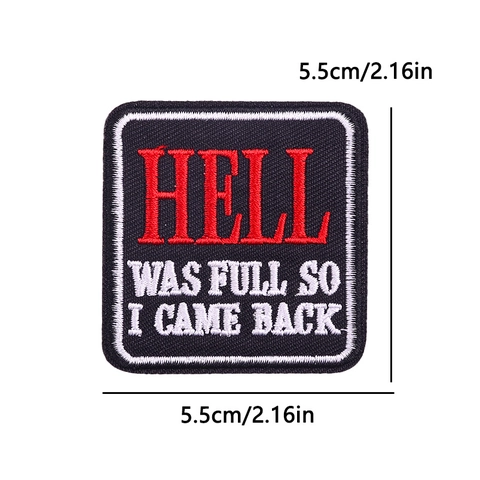 Lustige Zitat Stickerei Aufnäher Zum Aufbügeln Sarkastischer Slogan Bestickte Applikationsabzeichen Für Kleidung Rucksack DIY Dekoration