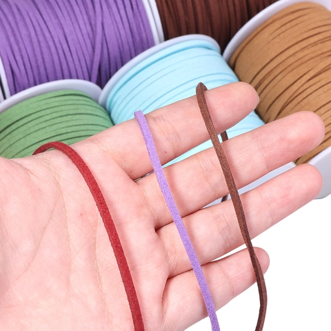 Suède Koord Fluwelen Lint Voor Sieraden Maken Armband Ketting DIY Cadeauverpakking Handweven Koord Accessoires
