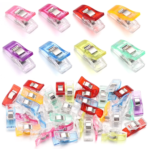 Pinces de Couture en Plastique Multicolore Avec Ressort en Acier Inoxydable pour Patchwork Quilting Ourlet DIY Artisanat Boucle de Fixation