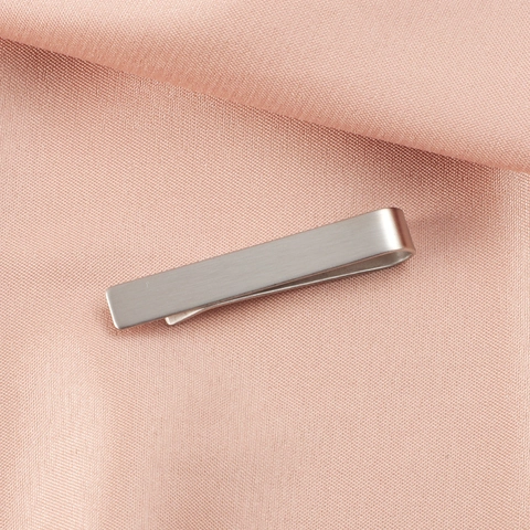 Minimalist Stainless Steel Tie Clip Brushed Mirror Polished Shirt Clip For Men Business Professional Formal Jewelry Accessory