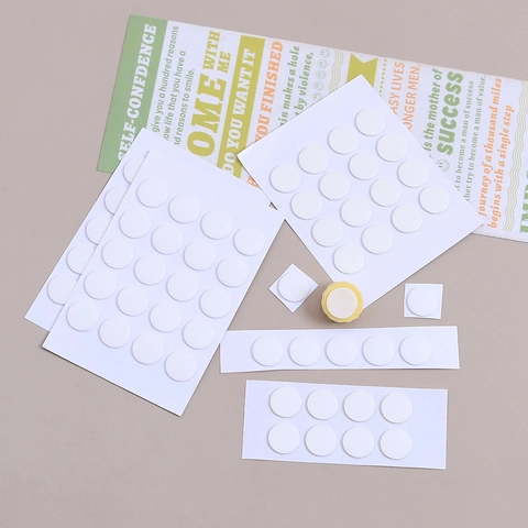 Runde Klebepunkte Doppelseitig Klebende Schaumstoffpads Für DIY Schmuckherstellung Basteln Scrapbooking Weißes Zubehör