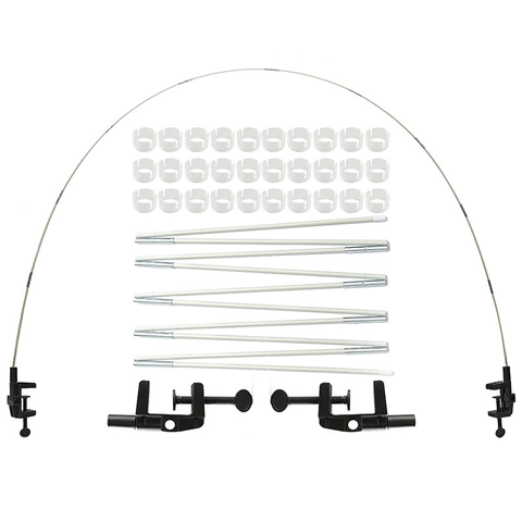 Kit Arco Palloncini per Tavolo Supporto Regolabile per Decorazione Feste Matrimonio Compleanno Aste Pieghevoli e Morsetti