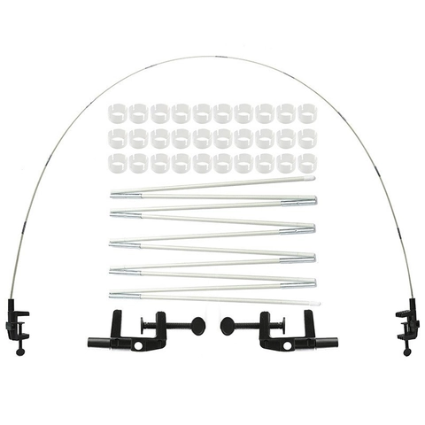 Kit d'Arche de Ballons de Table Support de Bureau Réglable pour Décoration de Mariage Anniversaire Tiges Pliables et Pinces