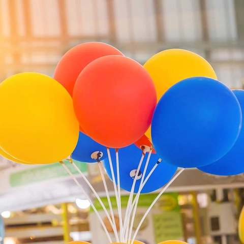 Aste Per Palloncini In Plastica Bianca Con Coppe Di Supporto Per Decorazioni Per Feste Di Matrimonio Compleanno Accessori Per Palloncini