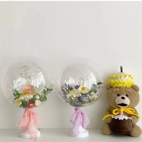White Plastic Bobo Balloon Stand Base Table Centerpiece Holder Star Hollow Column For Wedding Birthday Party Decorations