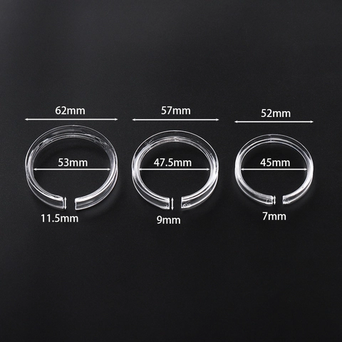 Transparent Acrylic Bracelet Display Stand Clear Plastic C-Ring Support For Jewelry Showcase Storage Organization Holder