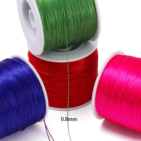 TPU Elastic Bead Cord For Bracelet Necklace Jewelry Making Multicolor Stretchy Beading String DIY Handicraft Accessories