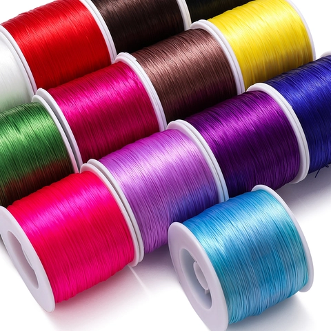TPU Elastic Bead Cord For Bracelet Necklace Jewelry Making Multicolor Stretchy Beading String DIY Handicraft Accessories