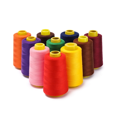 Große Rolle Polyester Nähgarn Hochgeschwindigkeits Maschinengarn Für Hand DIY Basteln Kleidung Reparatur Professionelles Schneiderzubehör