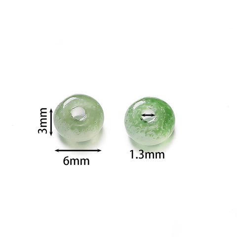 Glasperlen Abakus Macaron Bonbonfarben Serie Lose Zwischenperlen Für DIY Schmuckherstellung Handgefertigtes Zubehör Material