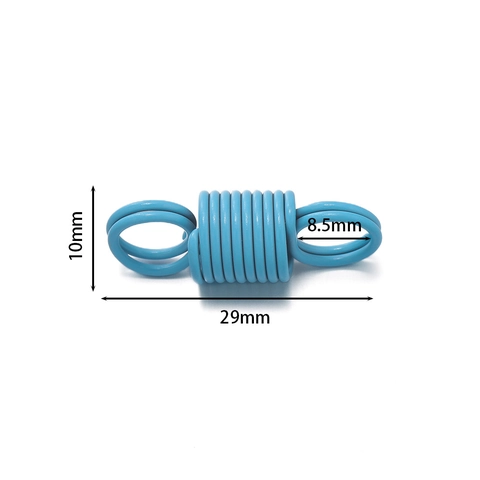Hebillas de Resorte de Tensión de Hierro Coloridas Conectores de Joyería DIY Cierre en Espiral para Collar Pulsera Accesorios de Artesanía