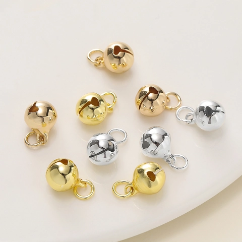 Gegalvaniseerde Ijzeren Retro Mini Bellen Voor Sieraden Maken DIY Handgemaakte Accessoires Goud Zilveren Metalen Bellen Voor Huisdier Knutselen