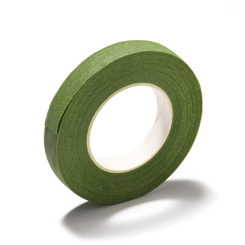 Set di Nastro Floreale Professionale e Filo di Ferro Rivestito in Plastica Nastro di Carta Crespa per Composizione Fai da Te Forniture Fiorista