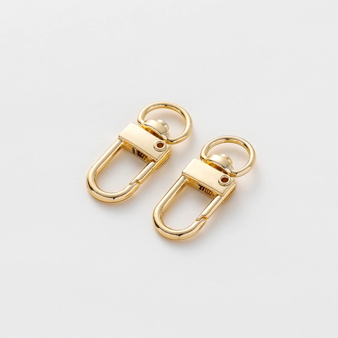 Heart Shaped Lobster Clasp Swivel Snap Hook Electroplated Copper Connection Clasp For DIY Jewelry Making Bag Keychain