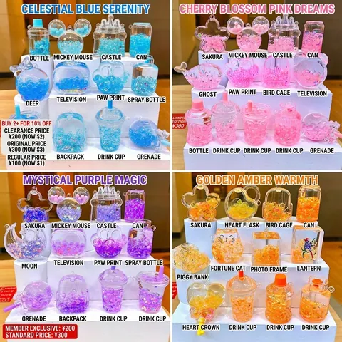 Acryl Flüssiger Treibsand Schlüsselanhänger Leuchtend Im Dunkeln Blasenperlen Cartoon Flasche Anhänger Tasche Charm Schlüsselring Geschenk