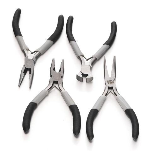 Professional Alloy Jewelry Pliers Multifunctional Needle Nose Diagonal Round Nose Pliers For DIY Jewelry Making Accessories Hand Craft Tools
