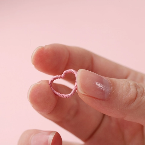Heart Shaped Painted Embossed Open Jump Rings Iron Connectors For DIY Jewelry Making Handmade Jewelry Findings Mixed Colors