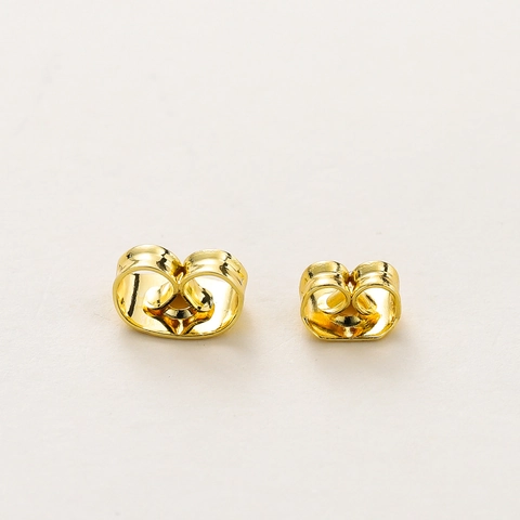 Copper Gold Plated Butterfly Earring Backs Stoppers DIY Earring Findings Jewelry Making Accessories Parts