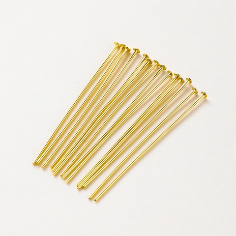 Vergulde Verzilverde Koperen Platte Stiften T-Stiften Voor DIY Sieraden Maken Handgemaakte Oorbellen Ketting Accessoires