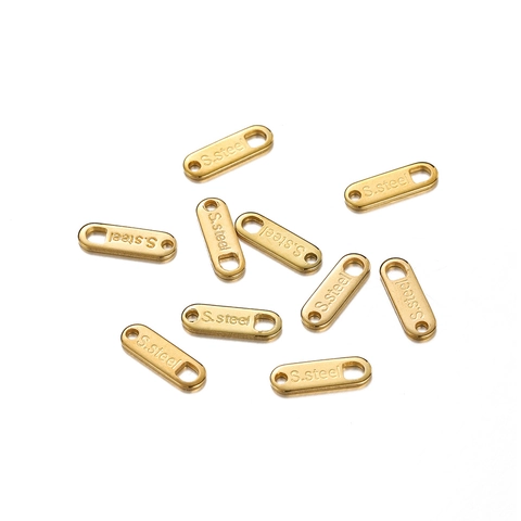 Polished Stainless Steel Round Oval Triangle Metal Tags For DIY Jewelry Making Gold Silver Blank Pendants For Customized Designs