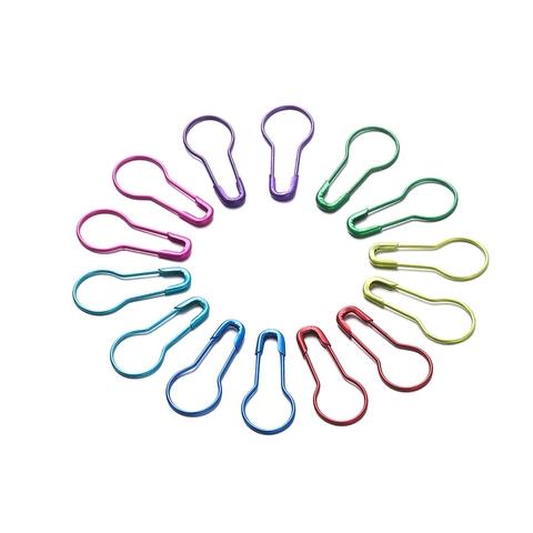 Épingles à Nourrice Colorées en Métal Forme de Gourde Pour Étiquettes de Vêtement Marqueurs de Maille DIY Bijoux