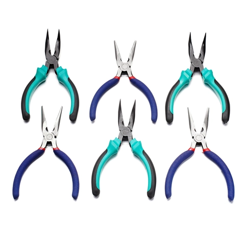 Mini Alicates para Joyería de 5 Pulgadas para Manualidades DIY Alicates para Garras de Pollo Deshuesadas Acero Galvanizado