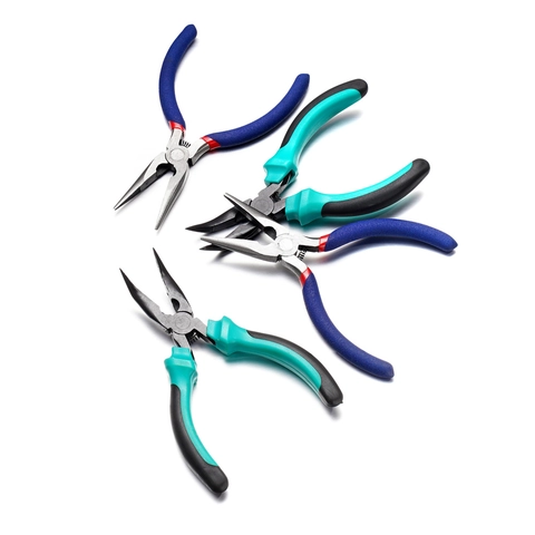 Mini Alicates para Joyería de 5 Pulgadas para Manualidades DIY Alicates para Garras de Pollo Deshuesadas Acero Galvanizado