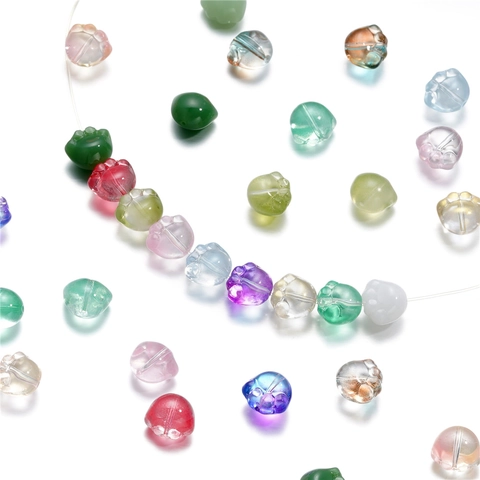 Süße Katzenpfote Lampwork Glasperlen Für DIY Schmuckherstellung Bunte Lose Perlen Für Handgemachte Armbänder Halsketten Zubehör