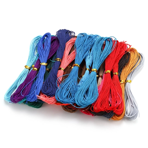 Braided Waxed Thread Polyester Jewelry Making Cord For DIY Bracelet Necklace Braiding Accessory Bundle