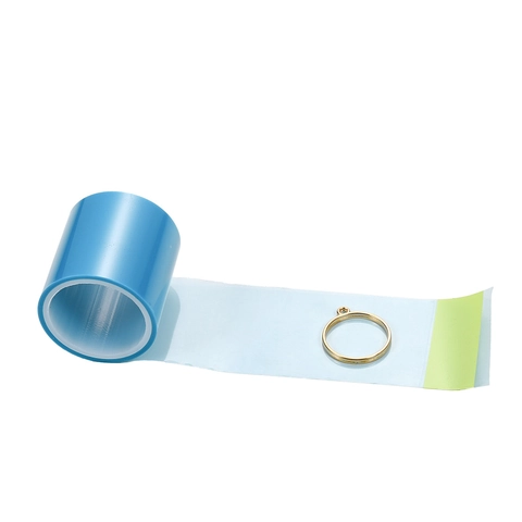 Nastro Adesivo in PET Senza Tracce per Creazione Gioielli Fai da Te Nastro Protettivo Resistente al Calore per Arte in Resina Blu