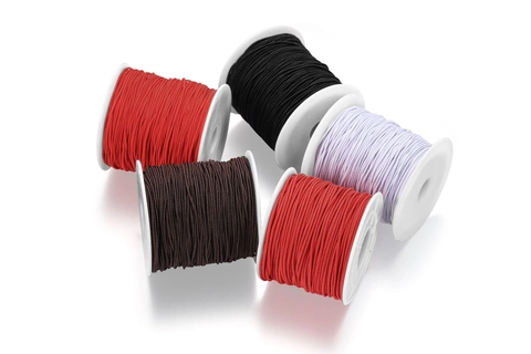 Elastic Core Cord Polyester Rubber String For Jewelry Making DIY Bracelet Necklace Beading Sewing Crafting Accessories Supplies