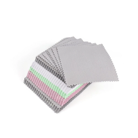 Suede Microfiber Jewelry Cleaning Cloth For Silver Gold Polishing Soft Cleaning Cloth Set For Watches Glasses Screen