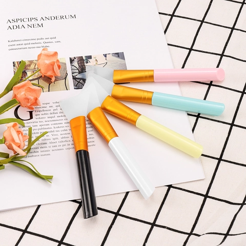 Flexible Silikon Maskenpinsel Weicher Kopf Schlammmaske Applikator Werkzeuge Flexible Hautpflegepinsel Für Gesichtscremes Lotionen Damen
