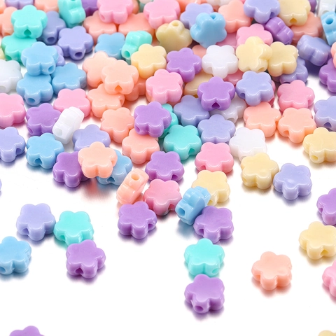 Acryl Gemengde Vorm Losse Kralen Voor DIY Sieraden Maken Hart Ster Bloem Vlinder Strik Macaron Kleuren Handgemaakte Materialen