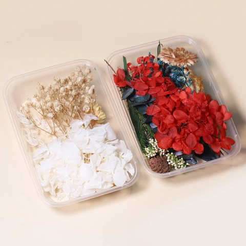 Natural Dried Flower Material Pack DIY Preserved Flowers For Candle Making Crafting Home Decoration Gift Multicolor