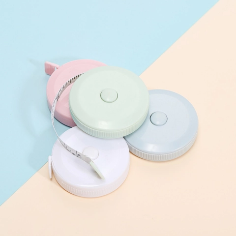 Draagbaar Automatisch Telescopisch Meetlint Macaron Ronde Zachte Lichaamsliniaal Voor Naaien Kleermaker Fitness Meting Thuis Tool